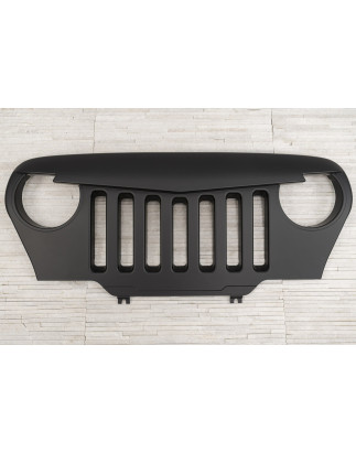 JEEP WRANGLER TJ 1996-2006 MASCHERINA MASCHERINA RADIATORE MODELLO SKULL (Cod. AP-50438_A4x4)