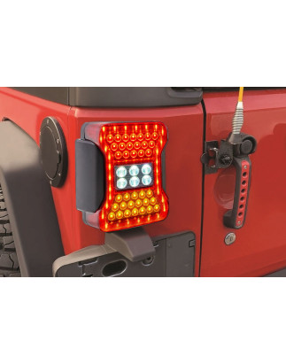 JEEP WRANGLER JK 2007-2018 FANALI POSTERIORI LED STILE PER JL (Cod. AP-50444_A4x4)