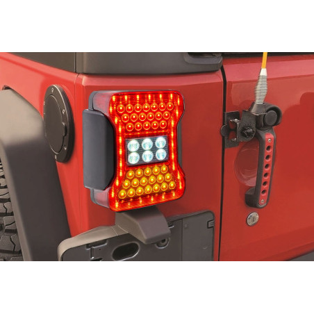 JEEP WRANGLER JK 2007-2018 FANALI POSTERIORI LED STILE PER JL (Cod. AP-50444_A4x4)