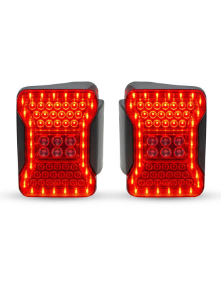 JEEP WRANGLER JK 2007-2018 FANALI POSTERIORI LED STILE PER JL (Cod. AP-50444_A4x4)