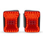 JEEP WRANGLER JK 2007-2018 FANALI POSTERIORI LED STILE PER JL (Cod. AP-50444_A4x4)