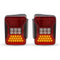 JEEP WRANGLER JK 2007-2018 FANALI POSTERIORI LED STILE PER JL (Cod. AP-50444_A4x4)