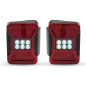 JEEP WRANGLER JK 2007-2018 FANALI POSTERIORI LED STILE PER JL (Cod. AP-50444_A4x4)