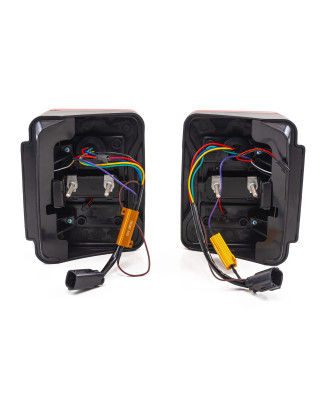 JEEP WRANGLER JK 2007-2018 FANALI POSTERIORI LED STILE PER JL (Cod. AP-50444_A4x4)