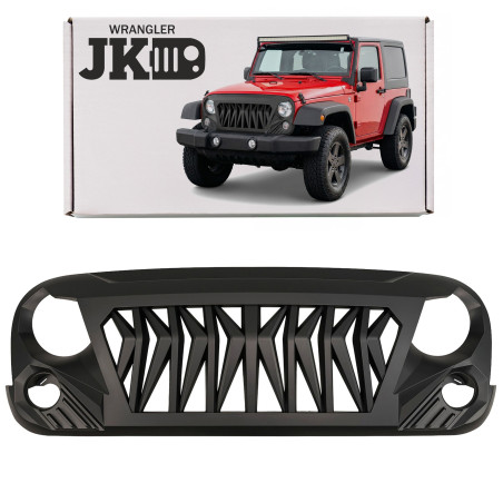 JEEP WRANGLER JK 2007-2018 MASCHERINA ANTERIORE MODELLO VIPER (Cod. AP-50445_A4x4)