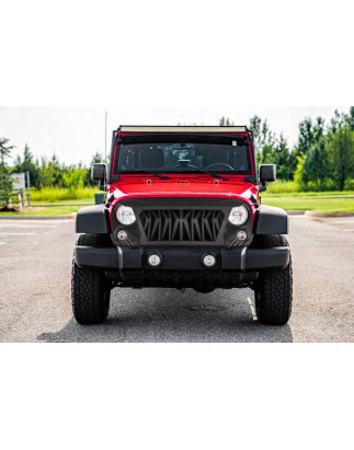 JEEP WRANGLER JK 2007-2018 MASCHERINA ANTERIORE MODELLO VIPER (Cod. AP-50445_A4x4)