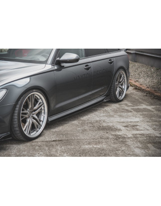 Diffusori minigonne Audi A6 / A6 C7 S-line/ S6 C7 Facelift (Cod. M-AU-S6-C7F-FSD1FP)