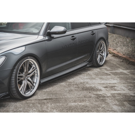 Diffusori minigonne Audi A6 / A6 C7 S-line/ S6 C7 Facelift (Cod. M-AU-S6-C7F-FSD1FP)