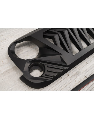 JEEP WRANGLER JK 2007-2018 MASCHERINA ANTERIORE MODELLO VIPER (Cod. AP-50445_A4x4)