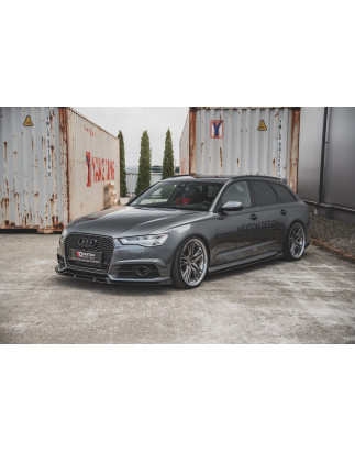 Diffusori minigonne Audi A6 / A6 C7 S-line/ S6 C7 Facelift (Cod. M-AU-S6-C7F-FSD1FP)