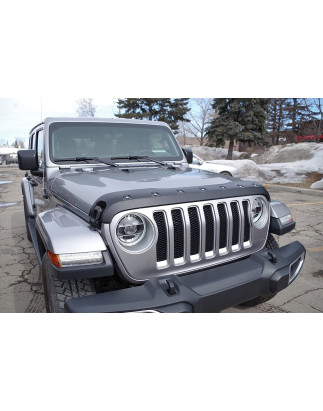 JEEP WRANGLER JL 2018+ PROTEZIONE DEFLETTORE COFANO BRA (Cod. AP-50447_A4x4)