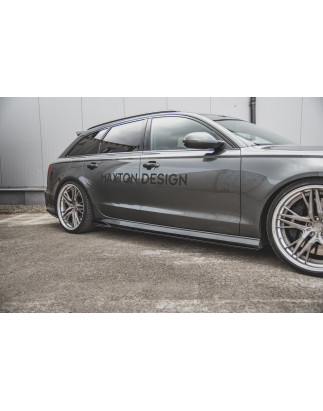 Diffusori minigonne Audi A6 / A6 C7 S-line/ S6 C7 Facelift (Cod. M-AU-S6-C7F-FSD1FP)
