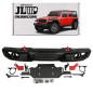 JEEP WRANGLER JL/JLU 2018+ PARAURTI ANTERIORE IN ACCIAIO RUBICON SENZA PDC 82215121AI (Cod. AP-50456