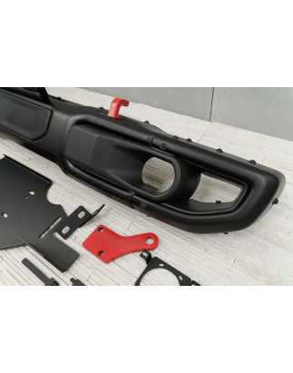 JEEP WRANGLER JL/JLU 2018+ PARAURTI ANTERIORE IN ACCIAIO RUBICON SENZA PDC 82215121AI (Cod. AP-50456