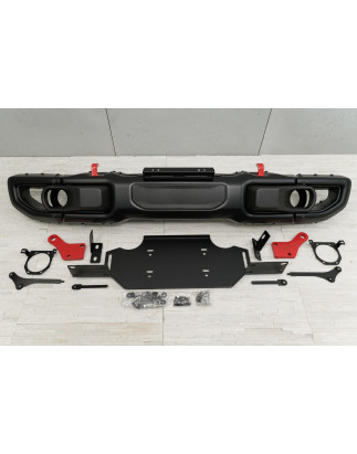 JEEP WRANGLER JL/JLU 2018+ PARAURTI ANTERIORE IN ACCIAIO RUBICON SENZA PDC 82215121AI (Cod. AP-50456