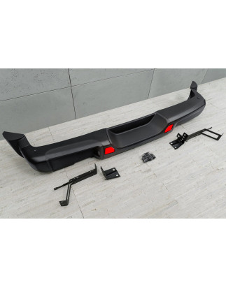 JEEP WRANGLER JL 2018+ PARAURTI POSTERIORE RUBICON IN ACCIAIO SENZA PDC 82215342AF (Cod. AP-50457_A4