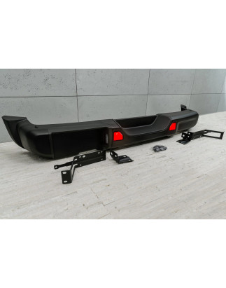 JEEP WRANGLER JL 2018+ PARAURTI POSTERIORE RUBICON IN ACCIAIO SENZA PDC 82215342AF (Cod. AP-50457_A4