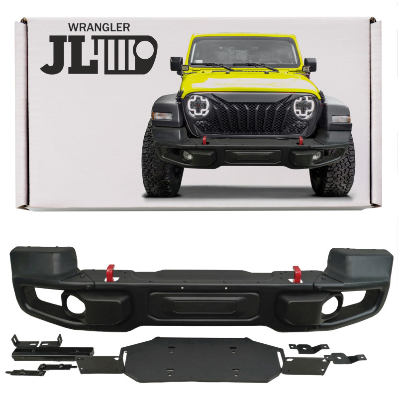 JEEP WRANGLER JL 2018+ ANTERIORE PARAURTI ALTO MODELLO GLADIATOR (Cod. AP-50461_A4x4)