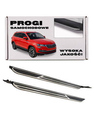 SKODA KAROQ 2017+ PEDANE LATERALI SOTTOPORTA (Cod. AP-50465_A4x4)