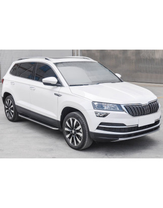 SKODA KAROQ 2017+ PEDANE LATERALI SOTTOPORTA (Cod. AP-50465_A4x4)