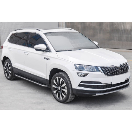 SKODA KAROQ 2017+ PEDANE LATERALI SOTTOPORTA (Cod. AP-50465_A4x4)