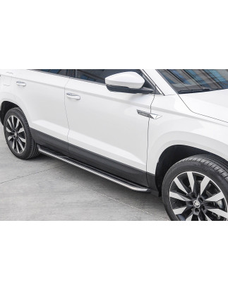 SKODA KAROQ 2017+ PEDANE LATERALI SOTTOPORTA (Cod. AP-50465_A4x4)