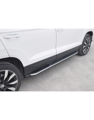 SKODA KAROQ 2017+ PEDANE LATERALI SOTTOPORTA (Cod. AP-50465_A4x4)