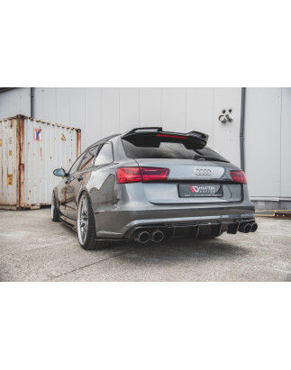 Splitters posteriori laterali Audi A6 / A6 C7 S-line/ S6 C7 Facelift (Cod. M-AU-S6-C7F-AV-FRSD1FP)