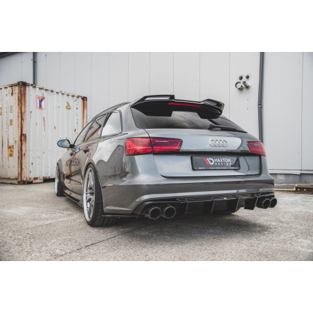 Splitters posteriori laterali Audi A6 / A6 C7 S-line/ S6 C7 Facelift (Cod. M-AU-S6-C7F-AV-FRSD1FP)