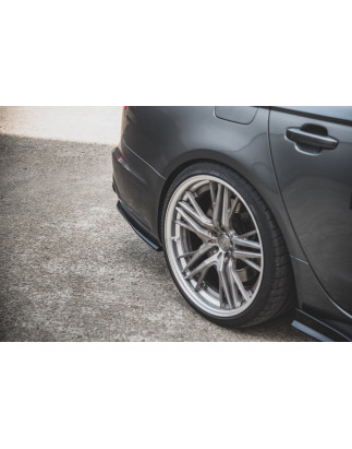 Splitters posteriori laterali Audi A6 / A6 C7 S-line/ S6 C7 Facelift (Cod. M-AU-S6-C7F-AV-FRSD1FP)