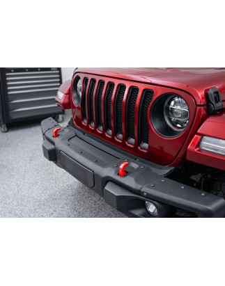 JEEP WRANGLER JL 2018+ MODANATURA COPERTURA ANTERIORE PARAURTI + CLIP (Cod. AP-50558_A4x4)