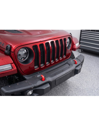 JEEP WRANGLER JL 2018+ MODANATURA COPERTURA ANTERIORE PARAURTI + CLIP (Cod. AP-50558_A4x4)