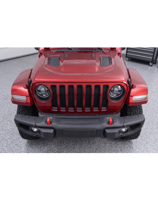 JEEP WRANGLER JL 2018+ MODANATURA COPERTURA ANTERIORE PARAURTI + CLIP (Cod. AP-50558_A4x4)