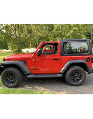 JEEP WRANGLER JL 2018+ 2D PEDANE LATERALI SOTTOPORTA OEM 82215145 (Cod. AP-50564_A4x4)