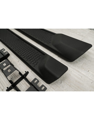 JEEP WRANGLER JL 2018+ 2D PEDANE LATERALI SOTTOPORTA OEM 82215145 (Cod. AP-50564_A4x4)