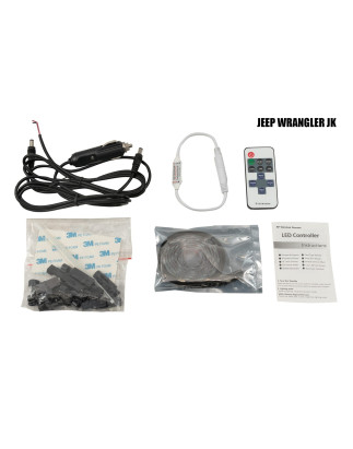 JEEP WRANGLER JK 2007-2018 FARO MODANATURA LED PORTELLONE POSTERIORE CON TELECOMANDO (Cod. AP-50574_