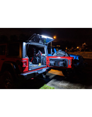 JEEP WRANGLER JK 2007-2018 FARO MODANATURA LED PORTELLONE POSTERIORE CON TELECOMANDO (Cod. AP-50574_