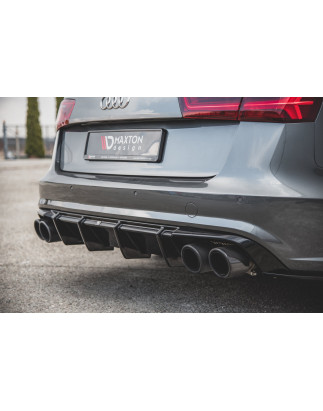 Sottoparaurti posteriore V.1 Audi S6 C7 Facelift (Cod. M-AU-S6-C7F-AV-RS1G)