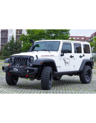 JEEP WRANGLER JK TERMINALI PARAURTI ANTERIORE MODELLO CALIFORNIA KOD EAN 48154 (Cod. AP-50618_A4x4)