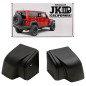 JEEP WRANGLER JK 2007-2018 TERMINALI PARAURTI POSTERIORE MODELLO CALIFORNIA KIT (Cod. AP-50619_A4x4)