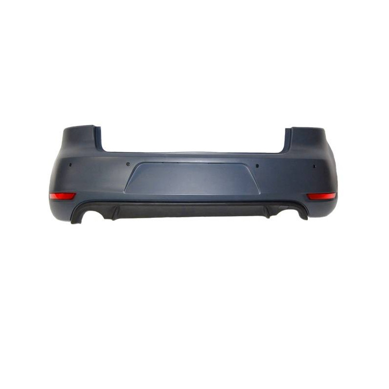 Paraurti Posteriore Volkswagen Golf 6 Look GTI 2 Scarico ABS (Cod. E-TCW52011)
