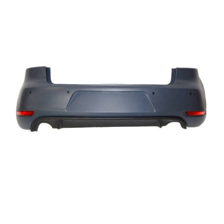 Paraurti Posteriore Volkswagen Golf 6 Look GTI 2 Scarico ABS (Cod. E-TCW52011)