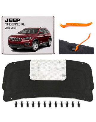 JEEP CHEROKEE V KL 2018-2023 RESTYLING PANNELLO FONOASSORBENTE COFANO 68306861AA (Cod. AP-50626_A4x4