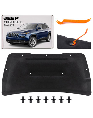 JEEP CHEROKEE V KL 2014-2018 PRE-RESTYLING PANNELLO FONOASSORBENTE COFANO 68090491AA (Cod. AP-50627_
