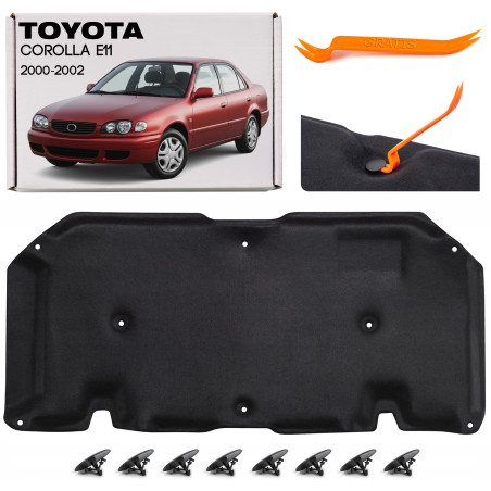 TOYOTA COROLLA VIII E11 2000-2002 RESTYLING PANNELLO FONOASSORBENTE COFANO 5334102150 (Cod. AP-50631