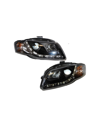 Fari Day Light Audi A4 B7 05-08 (Cod. E-FAAU046)