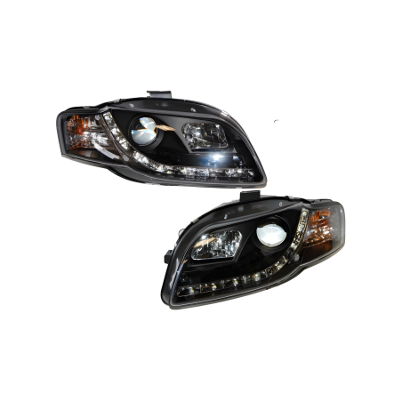 Fari Day Light Audi A4 B7 05-08 (Cod. E-FAAU046)