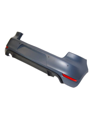 Paraurti Posteriore Volkswagen Golf 6 Look GTI 2 Scarico ABS (Cod. E-TCW52011)
