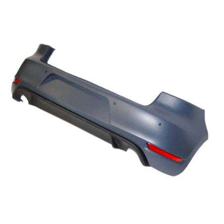 Paraurti Posteriore Volkswagen Golf 6 Look GTI 2 Scarico ABS (Cod. E-TCW52011)