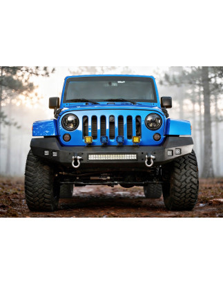 JEEP WRANGLER JL 2018+ PARAURTI ANTERIORE KRAIT CON LED (Cod. AP-50650_A4x4)